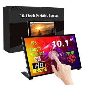 GeeekPi10.1C`Ódeʎ^b`XN[j^[ARaspberryPipA1024x600IPSLCDfBXvCAfAXs[J[tAHDMI|[^uj^[ARaspberryPi5/Pi
