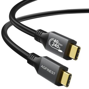 USB4 �P�[�u�� 240W 48V/5A���}���[�d 40Gbps�f�[�^�]�� 8K@60Hz�f���o�� PD3.1�Ή� USB-IF�F��thunderbolt 4 �P�[�u���Ή� MacBook Pro iPad Pro Xperia�Ȃ�Type