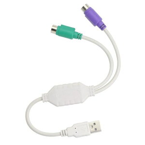 TOUFEIYUANPS/2����USB�P�[�u���AUSB����PS/2�v���O�A�N�e�B�uUSB����f���A��PS/2�A�_�v�^�[�L�[�{�[�h�}�E�X�R���o�[�^�[�A�_�v�^�[�A�L�[�{�[�hPS2�p����20cm�g�тɕ֗�(USB�E������d�����PS/2)