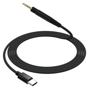 USB-C �w�b�h�z�� �P�[�u�� �݊� Sennheiser HD598 HD599 HD579 HD560S HD558 HD518 �Ή� Type-C to 2.5mm �I�[�f�B�I�R�[�h iPhone 15/16 Samsung Galaxy