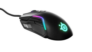 SteelSeries �Q�[�~���O�}�E�X �L�� ���y�� IP54�K�i �h�� �h�o SuperMesh�P�[�u�� 10�]�[��RGB�C���~�l�[�V���� Rival 5 62551