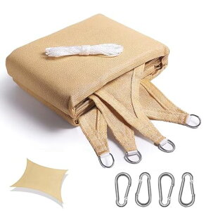 YEZOND �Ռ��l�b�g ���O �l�p�`2M*2M �������V�F�[�h �C�G���[ �Ԓd ���悯 �A�� �V�F�[�h �� �L�� �x�����_ ���| �T���V�F�[�h �ȒP�ݒu D�����O�t�� ����̍����x�|���G�`����