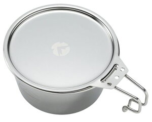 キャンピングムーン(CAMPINGMOON)キャンプ用コップステンレスシェラカップ蓋リッド付き深型360mlS360-SG