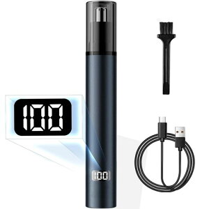 【2024新登場&LCD画面】鼻毛カッターメンズUSB充電式LCD画面1台多役エチケットカッター電動鼻毛切り耳毛カッターはな毛カッター男性電動シェーバー低騒音水洗い可能小型持ち運び便利男女…