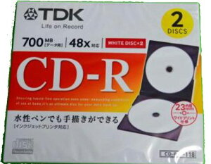 TDKCD-R80PWD2A-D�f�[�^�pCD-R2���g�z���C�g