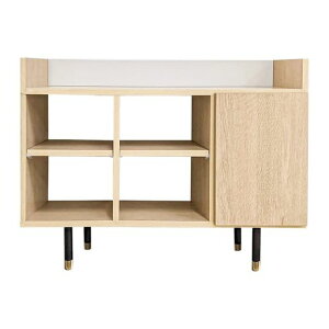 アルファタカバ薄型キャビネット本棚ナチュラル幅90x奥行30x高さ70木製完成品日本製国産キャビネットおしゃれフレッシュネス90cmキャビネット