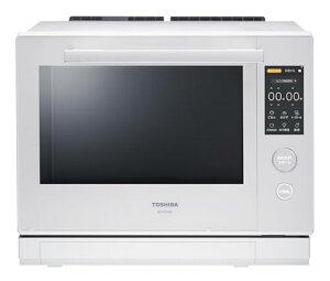TOSHIBA(����) �X�`�[���I�[�u�������W �Ηq�h�[�� 30L ER-YD7000(W) �O�����z���C�g 2�i���� ��ԂȂ�������� �X�}�[�g�t�H���A�g �t���b�g�e�[�u�� �ȒP���� �d�q�����W