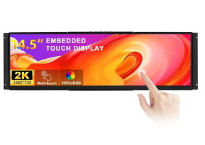 14.5C`ߍ݃j^[I[vt[xTǊ|LCDj^[2560x7202KIPSXgb`o[Ódeʎ^b`XN[fBXvCHDMIUSB-CType-C|[gtDIYp