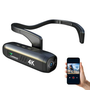 CAMMHD C2 4K �r�f�I�J���� 2200mAh 5�`7���Ԃ̍�� �{�f�B�J���� �Z����Ԃ�␳ �E�F���u���J���� WiFi�ڑ��A�v������ 32G�w�b�h�J���� ��c ���s Vlog�̎B�e