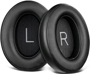 SOULWIT �C���[�p�b�h �C���[�N�b�V���� Sennheiser �[���n�C�U�[ Momentum 3 M3AEBTXL �p Over/Around Ear �w�b�h�z�� �����p�b�h �v���e�C�����U�[ �u���b�N