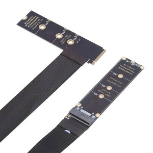 NFHKNGFFM-KeyNVME�I�X-���X����PCIExpress�P�[�u��30cm���p�^�C�v90�xPCI-E4.0���C���{�[�hSSD2230/2242/2260/2280�p
