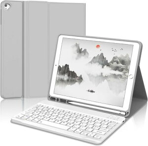 BORIYUANiPad�L�[�{�[�h�P�[�X10.2�C���`/10.5�C���`��9����/8����/7����L�[�{�[�h�J�o�[�ϏՌ�[2021/2020/2019]���C�����Xbluetooth�L�[�{�[�h�t���P�[�XiPadAir3/Pro