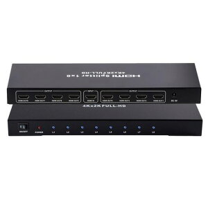J-Wonlyus HDMI ���z�� 4Kx2K 30Hz 1���� 8�o�� 3D 2160P HDMI1.4b HDCP 1.4 hdmi �X�v���b�^�[ �}�g���b�N�X �Z���N�^�[ HDTV/Blu-Ray DVD/ PS2/ PS3/ PS4/ PC �Ή�