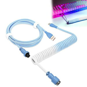 UCINNOVATEPro�J�X�^���R�C����USBC�P�[�u�����J�j�J���Q�[�~���O�L�[�{�[�h�p�_�u���X���[�u���O���\�ȃ��^���A�r�G�[�^�[�A1.8MUSB-C-USB-A(�u���[&�z���C�g)