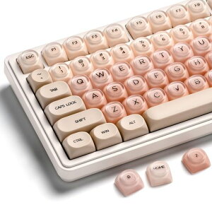 OHYJellyKeycaps�AXVXHOAProfile132�L�[PBT+PC�V���C���X���[�L�[�L���b�v�Z�b�g�AMX�X�C�b�`�t�����J�j�J���L�[�{�[�h�p�̂��킢���J�X�^���O���f�[�V�����L�[�L���b�v-