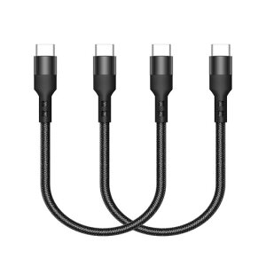 USBTypeCP[u0.5m(2{Zbg)PopolieryPDΉ60W}[dzTypeC(USBCtoUSBC)P[u50cmZ