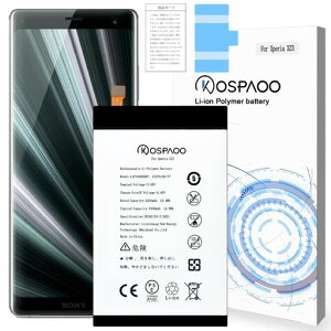 KOSPAOOforSonyXperiaXZ3obe[3݊e3200mAh3.85VLIP1660ERPCdrPSEFؓKpSOV39/SO-01L/801SO/H8416/H9436@Cp