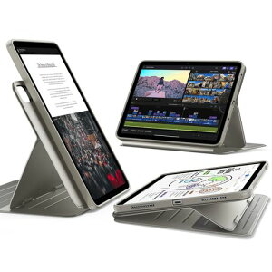 ESRiPadAir13�C���`�P�[�XM4/M3/M2(2026/2025/2024)�Ή����E���}�O�l�b�g�������P�̎g�p�\�c���Ή�9�i�K�����X�^���h�����X���[�v/�E�F�C�NPencilPro/USB-C�Ή�Shift�V���[�Y