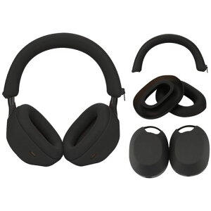 Adhiper Sony WH-1000XM5�w�b�h�t�H���p �P�[�X �J�o�[�AWH-1000XM5 �C���[�p�b�h �J�o�[/�C���[�J�o�[/�w�b�h�o���h�J�o�[�AWH1000XM5 �J�o�[ �􂦂�h���\�t�g�V���R���w�b�h�t�H���A�N�Z�T���[ (�c