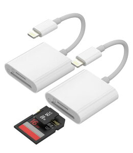 LightningΉiPhoneSDJ[h[_[(2in1)SDMicroSDtbVJ[hϊA_v^[}CNSDTF[ǂ[[CgjOf[^ڍsP[uJʐ^f[^]ۑACtH