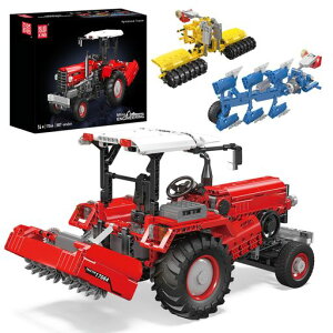 Mould King 17064 �_�Ɨp�g���N�^�[.���f���r���f�B���O�u���b�N�L�b�g�A�����[�g����n�C�e�N3�C��1�g���N�^�[���f����^�t�H�[�N���t�g�r���f�B���O�u���b�N�L�b�g(1857���ȏ�)