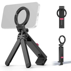 Ulanzi MA88 �X�}�z�O�r ���^ magsafe�ɑΉ� ���@�\�X�}�z�X�^���h�y�莝���E���ށE�|����z���C�}�O�l�b�g �������t�b�N �܂肽���ݎ� �g�ѕ֗� ���� �y�� �p�x���� ���u��/�c�u�� Vlog�p ���c