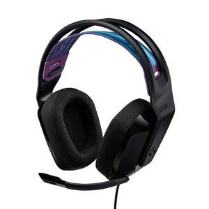 Logicool G �Q�[�~���O�w�b�h�Z�b�g G335 �Q�[�~���O �w�b�h�Z�b�g G335BK �y�� 222g 3.5mm �L�� ���̉��� �X�e���I 2.1ch �t���b�v�~���[�g �}�C�N�t�� PS5 PS4 PC Switch 2 Xbox �X�}�z �Ή�
