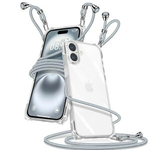 Muciyazi�p��iPhone16�P�[�X�N���A�V�����_�[�A�C�t�H��16�J�o�[���|���΂߂�����|���P�[�X�������^�y��TPU�g�уP�[�X�R�t�����������\���O���\�����h�~�����h�~���C�����X�[�d�Ή��c