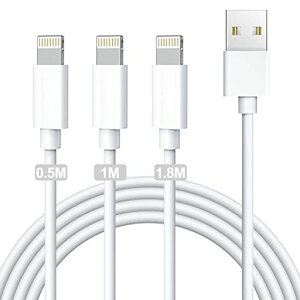 iphone[dP[uy0.5m/1.0m/1.8mz3{mfi[dR[hlightninglCϋviPhone14/13/13Pro/12/11/X/8/8plus/iPadeΉ