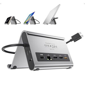 PULWTOPUSBC�h�b�L���O�X�e�[�V�����f���A��4K���j�^�[MacBookPro/AirM3/M4�pMacBookPro�h�b�N�X�^���h�f���A���f�B�X�v���C�m�[�g�p�\�R���h�b�L���O�X�e�[�V����HDMI