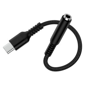 Haoano USB-C �C���z���ϊ��A�_�v�^ 18cm usbc-3.5mm �C���z���W���c�N 4�� Type-c �C���z���ϊ��P�[�u�� HIFI���� DAC�`�b�v���� 24-bit�n�C���] ���y/�ʘb/���ʒ��� iPhone16/15/iPad