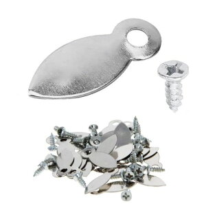 ChasCoCo鉄トンボ額縁用トンボ30個セットトンボセットフォトフレームのバックプレートのバックル額縁ターンボタンとネジ裏板留め金具フォトフレームアクセサリー額縁用バッククリップ…