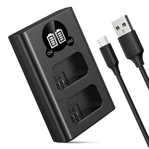 YUEFANSENNP-FW50バッテリー充電器USBデュアル充電器LCDディスプレイ付きA6000A6300A6400A6500A7A7IIA7RIIA7SIIA7SA7S2A7RA7R2A5100A5000