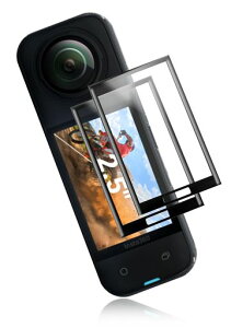 MaxkuInsta360X4スクリーンプロテクターインスタ360X4保護フィルムPMMA複合材料Insta360X4フィルム曲面対応柔らかい硬度4H気泡ゼロ指紋防止飛散防止高感度高透過率