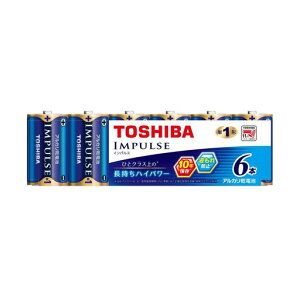 TOSHIBA(����) �A���J�����d�r �P1�` 6�{�� 1.5V �g�p��������10�N �t�R��h�~�\�� IMPULSE �܂Ƃ߃p�b�N LR20H 6MP