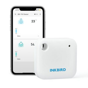 INKBIRD WiFi �����x�v �����x���� �f�W�^�� ���x�v ���x�v �X�}�[�g���x�v �A�v���ŉ��x���x�Ǘ� �A���[�g�ʒm �f�[�^�O���t���� �f�[�^�N���E�h�X�g���[�W 2.4GHZ Wi-Fi�Ή� �A���N�T�Ή� �c