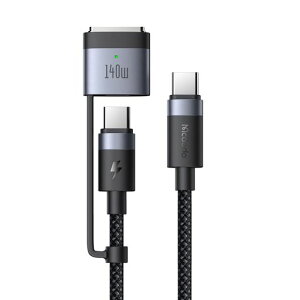 Mcdodo2in1USB-CtoUSB-C&Mag-safe3���C�[�d�P�[�u��140W(CtoMag-safe3)240W(CtoC)PD3.1�V�}���[�d�K�i���͂Ȏ��C�}�O�Z�[�t3�P�[�u��Type-C�[�d�R�[�h