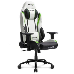 AKRacingゲーミングチェアデスクチェア勉強椅子学習椅子EclairエクレールGreen緑高耐久PUレザー