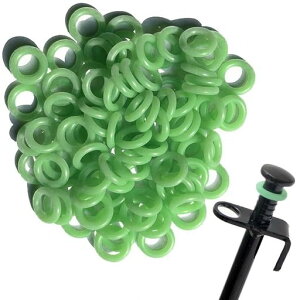 ペグ用蛍光リングペグリングキャンプ蛍光リング蓄光キャンプペグ用の蛍光リングテントペグ用テントアクセサリ蓄光ペグリングシリコンキャンプテント夜間シリコン蛍光リング蓄光リン…