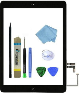 Zentop �u���b�N IPad Air ��1���� �^�b�`�X�N���[�� �f�W�^�C�U�[ �K���X �����p���f�� A1474 A1475 A1476 �z�[���{�^���A�J�����z���_�[�A���t���ςݐڒ��܁A�c�[���L�b�g�B