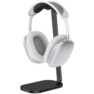 VICHYIE�w�b�h�z���X�^���h�AAirPodsMax�p�A�A���~�����T�|�[�g�o�[�ƈ��肵������~�߃x�[�X�A�قƂ�ǂ̃w�b�h�t�H���ɑΉ�-�u���b�N