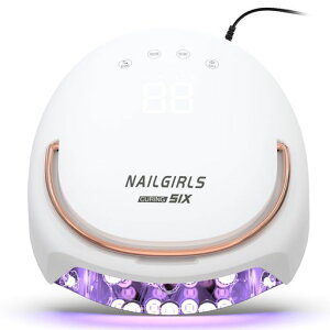NAILGIRLS 60W LED UV���C�g ���W���p �S�W�F���Ή� �l�C�����C�g �l�K�i�^�C�}�[ 42LEDs �d�����C�g �����d�� ���W�����C�g �������m�Z���T�[ ���{������� �葫���p