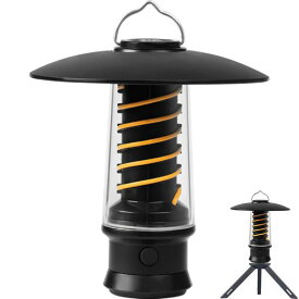 UJHOSLD【1個セット・新登場】LEDランタンキャンプランタン懐中電灯多機能ミニランタンUSB充電式3点灯モード光量調節4.5-25時間照明2500mAh大容量バッテリーIPX4防水アウトドアライトキャンプ…