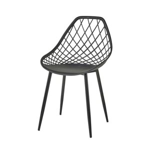 VECELOイームズチェアオフィスチェア幅49x奥行42x高さ83cm天然木脚木製背もたれ付き軽量完成品通気性シンプル食卓椅子シェルモダン学習リビングお手入れ簡単ダイニング椅子ミーティング…