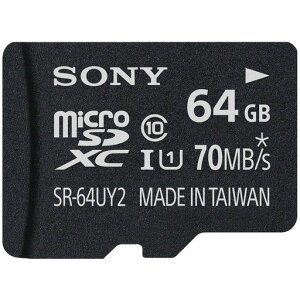Sony64GBMicroSDXCClass10UHS-1MemoryCard(SR64UY2A/TQ)bySony