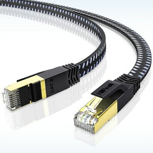 cat8HiiPeak30mLAN�P�[�u��CAT8�t���b�g�J�e�S���[8������40Gbps2000MHzRJ45�R�l�N�^�����b�LSFTP26AWG�c���܂�h�~���ϋv���[�^�[�A�v�����^�[�APS5�APC�AMac�AXBox�ɑΉ�