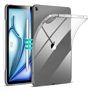 ESRiPadAir11�C���`�N���A�P�[�XM4/M3/M2(2026/2025/2024)iPadAir��5/4����(2022/2020)�Ή������w�ʔ��^�y�ʉ��΂ݖh�~�ϏՌ�PencilPro/USB-C�Ή�Zero�V���[�Y