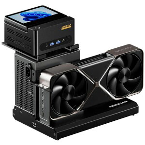 AOOSTAR EG01 eGPU�h�b�N OCuLink��p(PCIe 4.0 x4�E�ő�64Gbps)�O�t���O���t�B�b�N�{�[�h �X�^���h �~�jPC/�m�[�gPC�p ��Thunderbolt��Ή��EOCuLink�P�[�u���ʔ��A�I�[�v���t���[���݌v