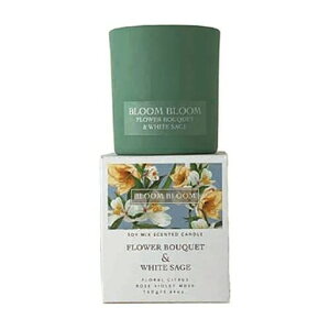 BLOOMBLOOMu[u[ScentedCandleZeBbhLhFLOWERBOUQUET&WHITESAGEt[u[P&zCgZ[W