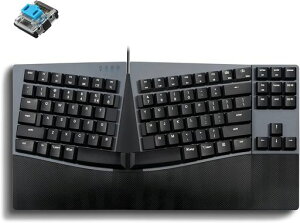 Perixx �y���b�N�X Px Ergo Mech �G���S�m�~�N�X�L�[�{�[�h ���J�j�J�� �e���L�[���X ���[�v���t�@�C�� �L���ڑ� USB Windows/Mac OS X�ƌ݊������� �u���b�N �p��z�� PERIBOARD-335 (��)